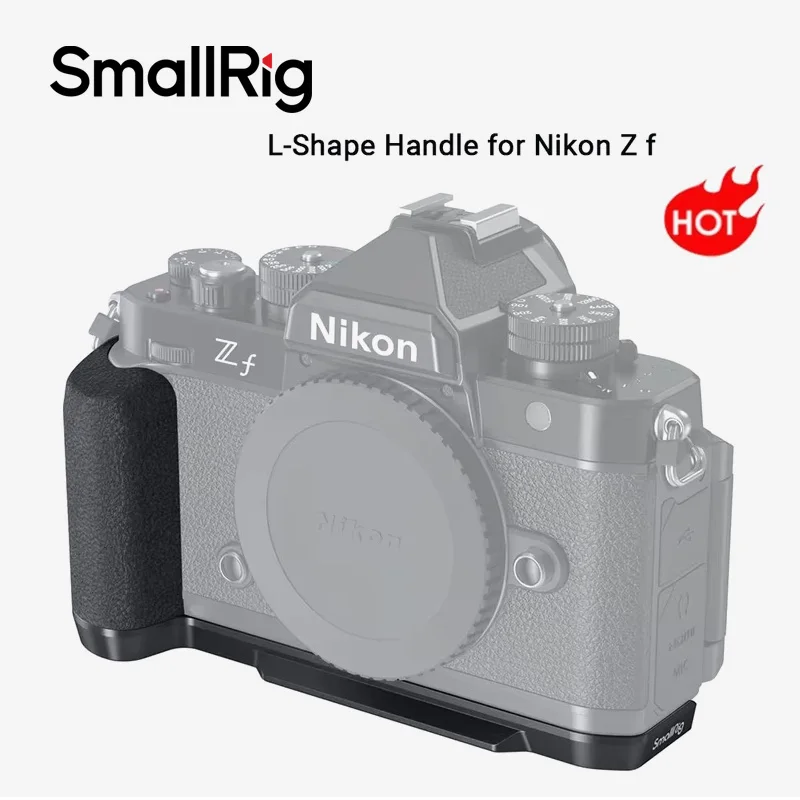 

SmallRig Z f Handgrip L-Shape Grip for Nikon Z f Silicone Grip With Arca Swiss Quick Release Plate for Arca-type Tripods -4262