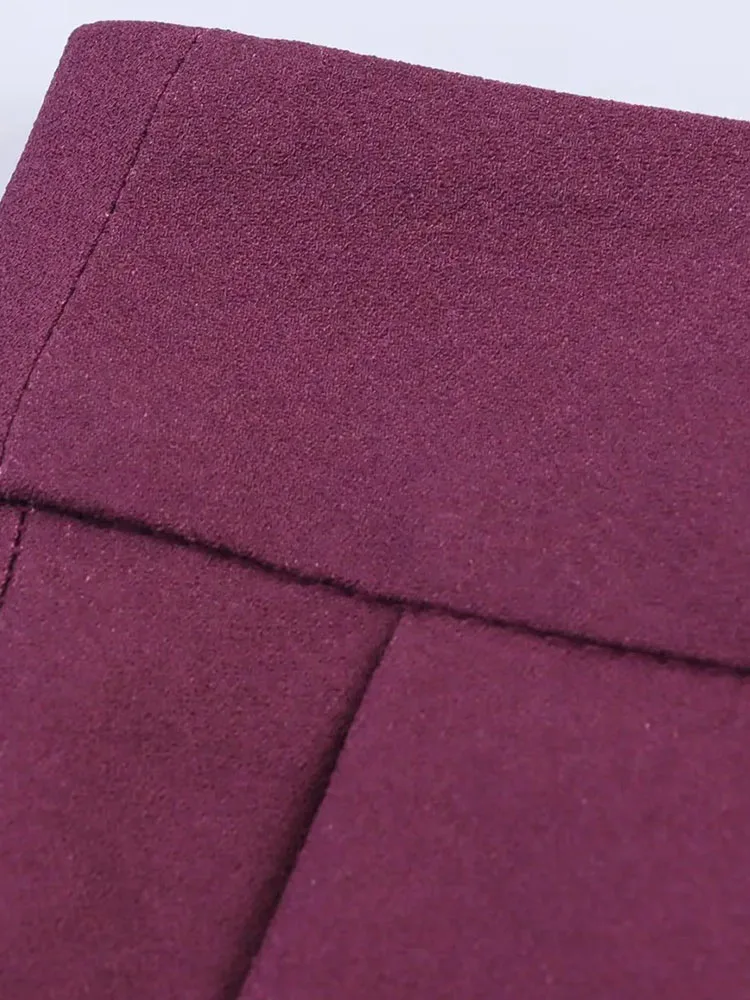 2025 سراويل نسائية طويلة غير رسمية فضفاضة للعطلات مطبوعة بالزهور عالية الخصر بنطال ذو قصة أرجل واسعة تصميم مريح من ألياف البوليستر