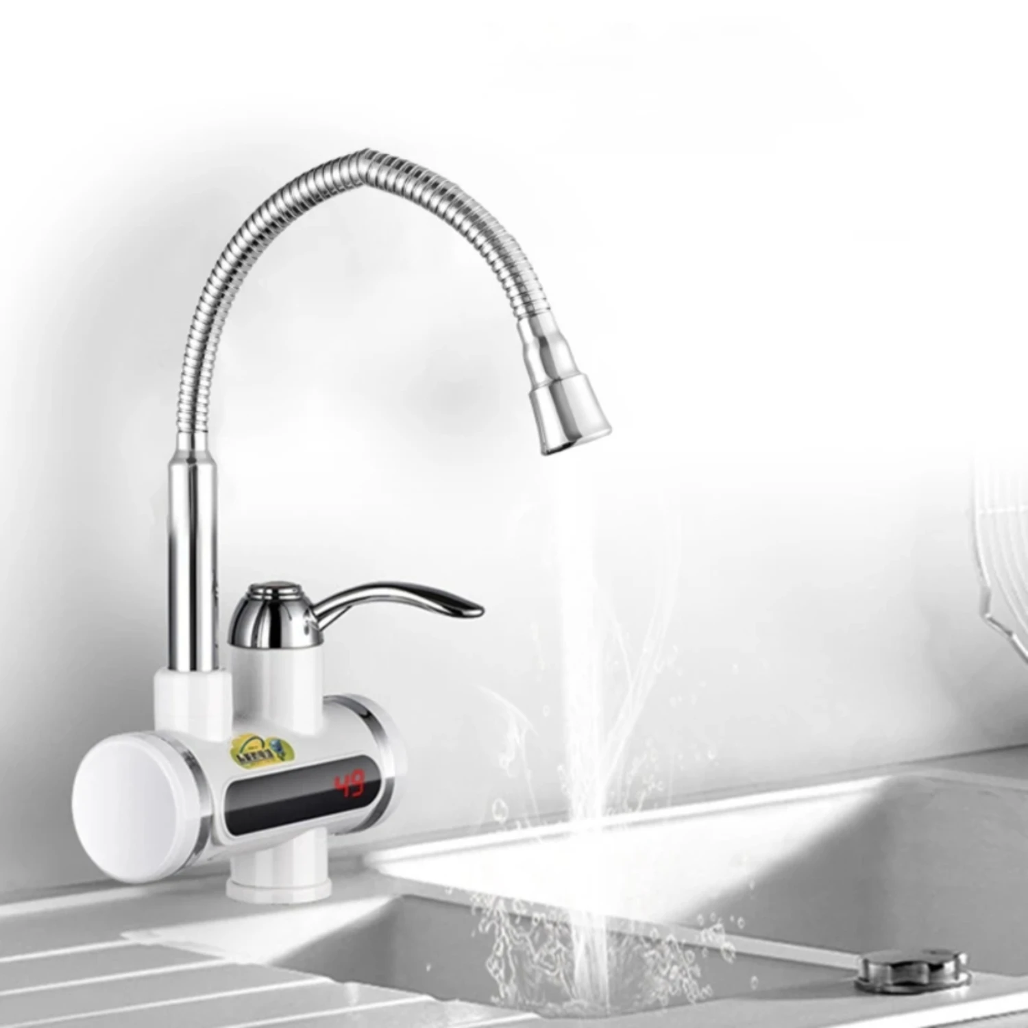 

Instant Heater Rapid Heating Faucet with Temperature Display