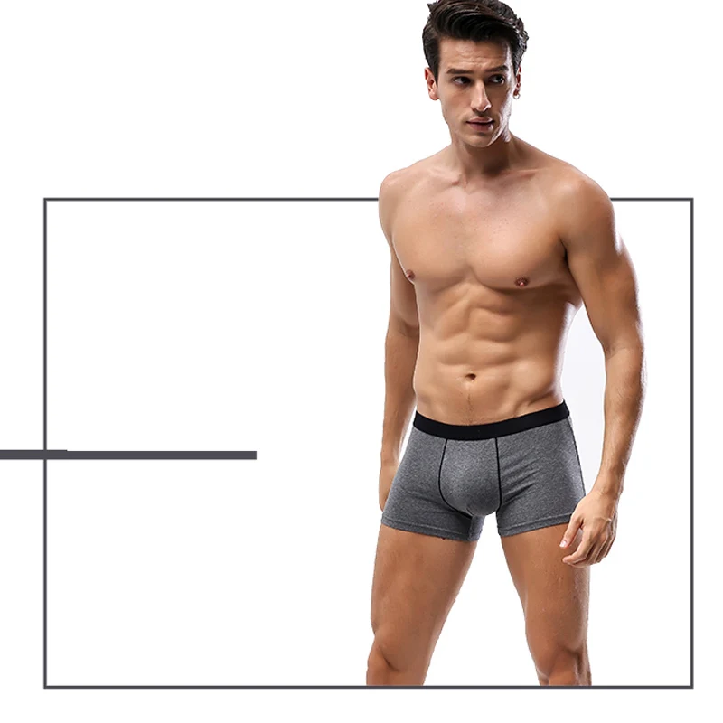 Jesus-boxers para homens, roupa interior de algodão macio, sexy, 3d, u-estilo, marca