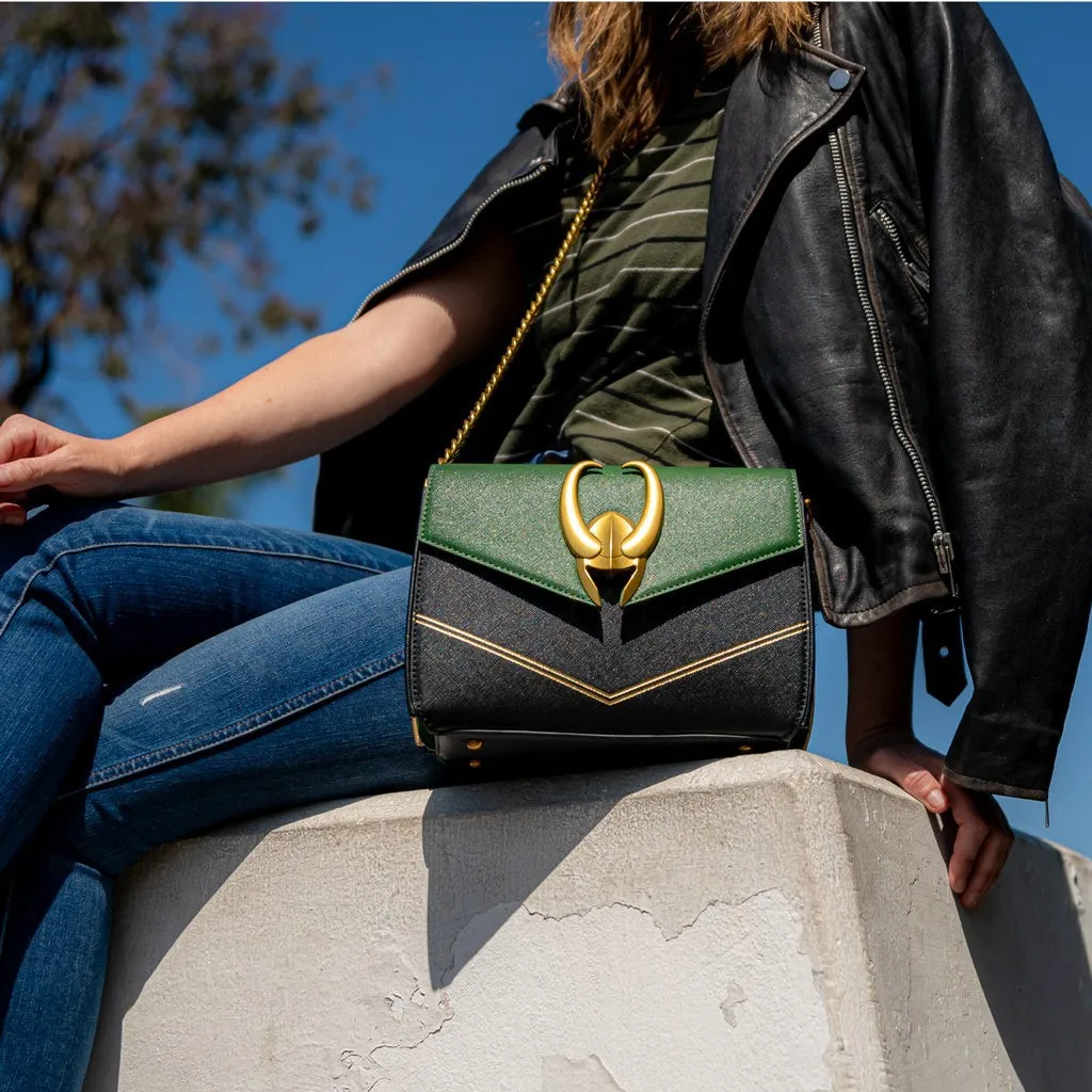 Disney-Loungefly Marvel Thor Loki Bolsa de Ombro Feminina, Bolsa Mensageiro, Bolsas Cosplay, Bolsas de Luxo