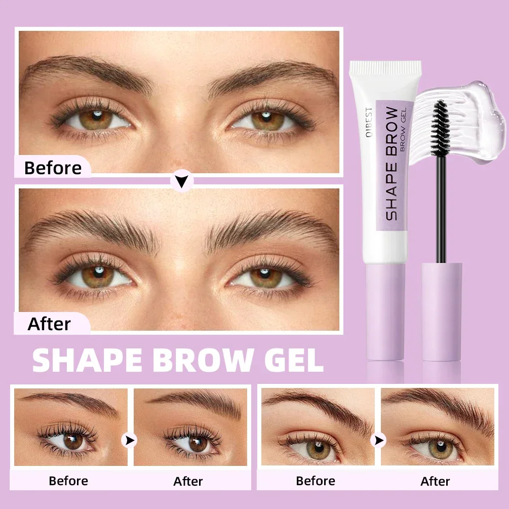 Gel transparente para dar forma a las cejas, pomada de larga duración, secado rápido, cera, maquillaje