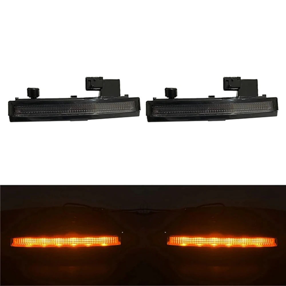 2Pcs Truck Sun Visor Light Turn Signal Indicator Car Roof Light Yellow Light for Scania G400 G500