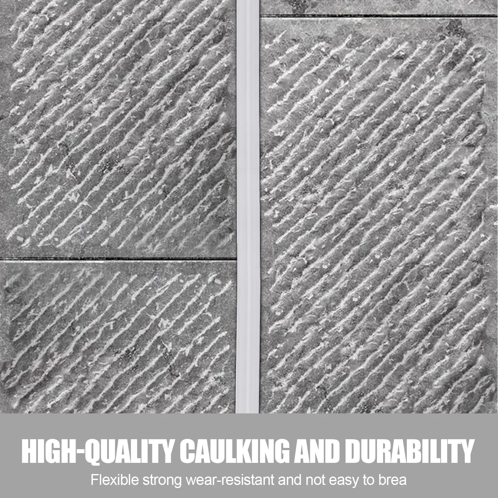 EPDM Rubber Expansion Joint, Flexible Concrete Replacement Strip for Walkways, Driveway Crack Repair Filler