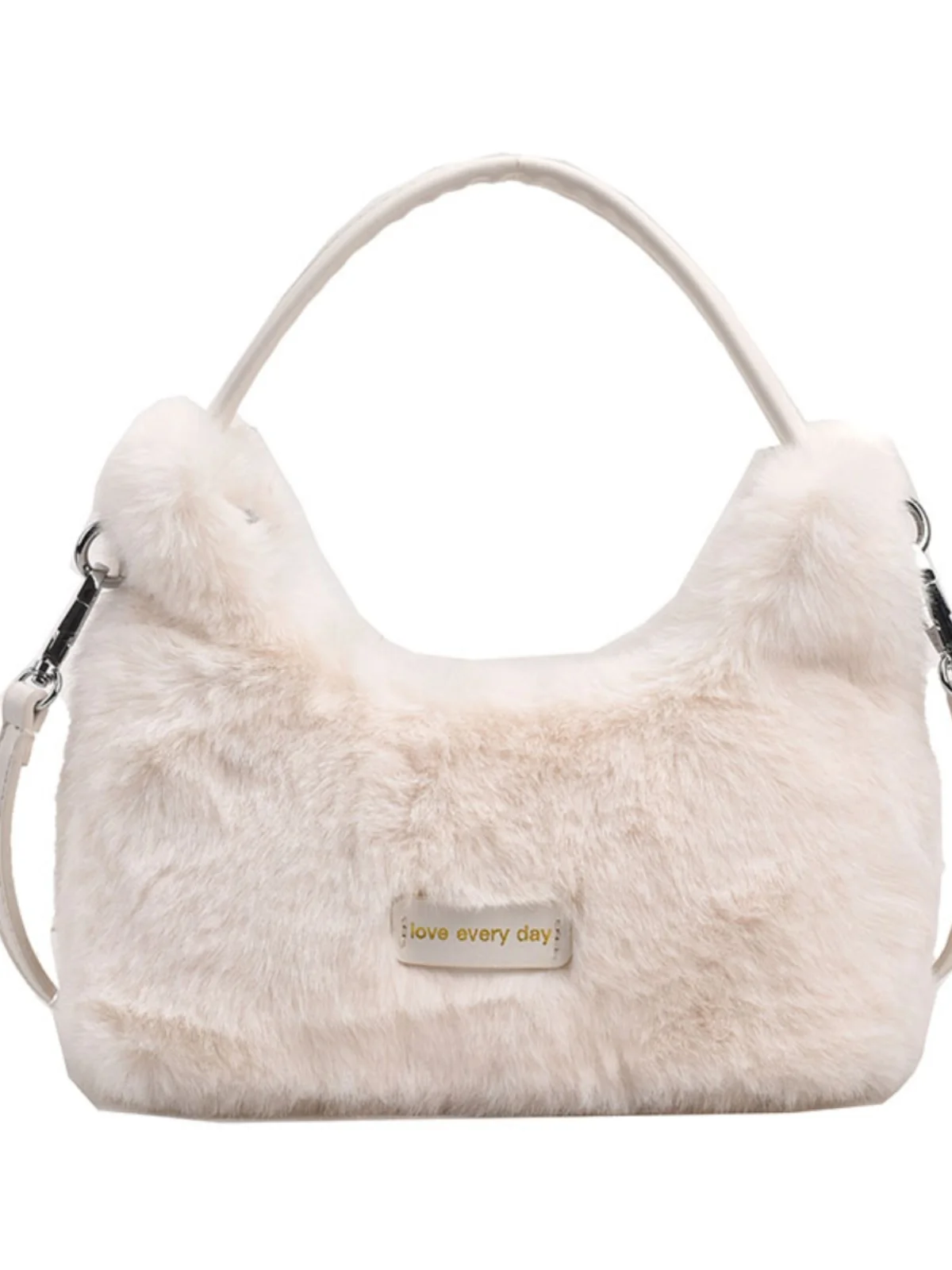 Autumn Winter Plush Handheld Bag For Women South Korea New Fashionable Plush Crossbody Bag Versatile Unique Single Shoulder Bag