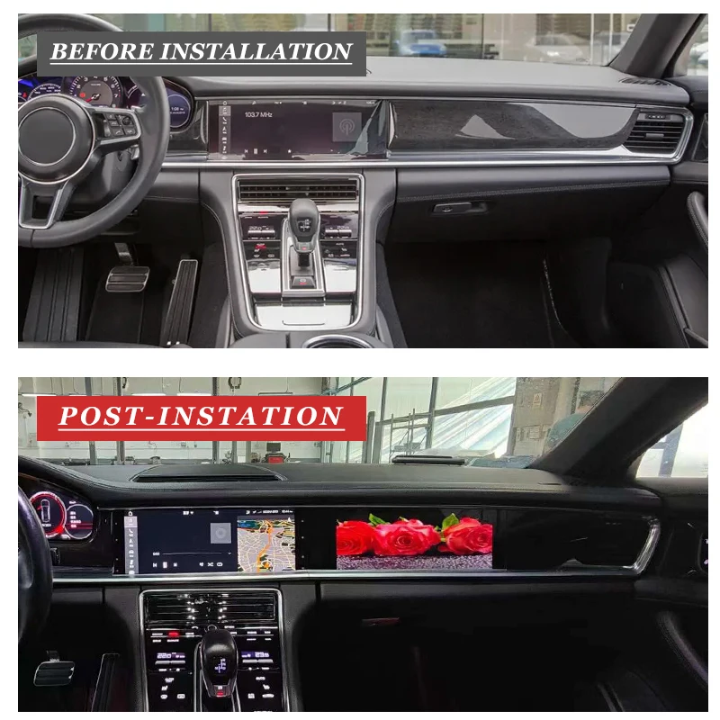2017-2023 Car Modification Upgrade Passenger Screen Entertainment Screen Navigation Multimedia Playback for Panamera 971