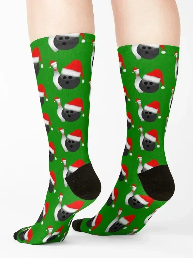 Christmas Bowling Socks cool sheer short ankle Women's Socks Men's