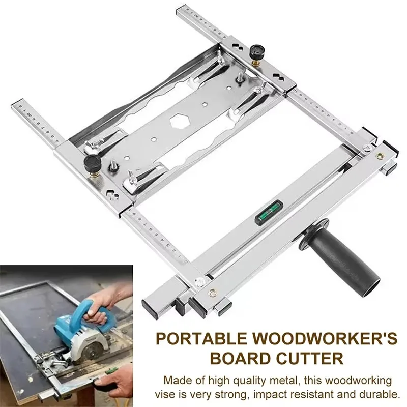 Board Tool Trimmer Multi-Functional Woodworking Rail for 4-7Inch Electricity Circular Saw Cutting Machine Edge Guide Positioner