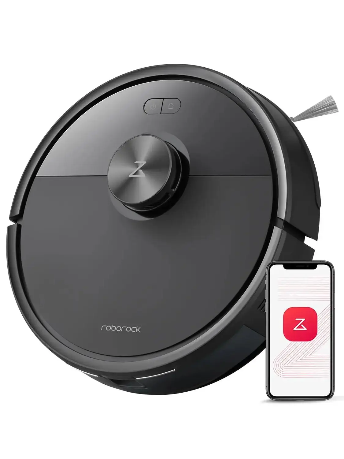 【Generalüberholt】Roborock Q7 M5 Roboter-Staubsauger und Wischmopp-Kombination, 10000Pa, Doppeltes Anti-Verhedderungs-System, APP-gesteuertes Wischen, für Tierhaare und Teppiche