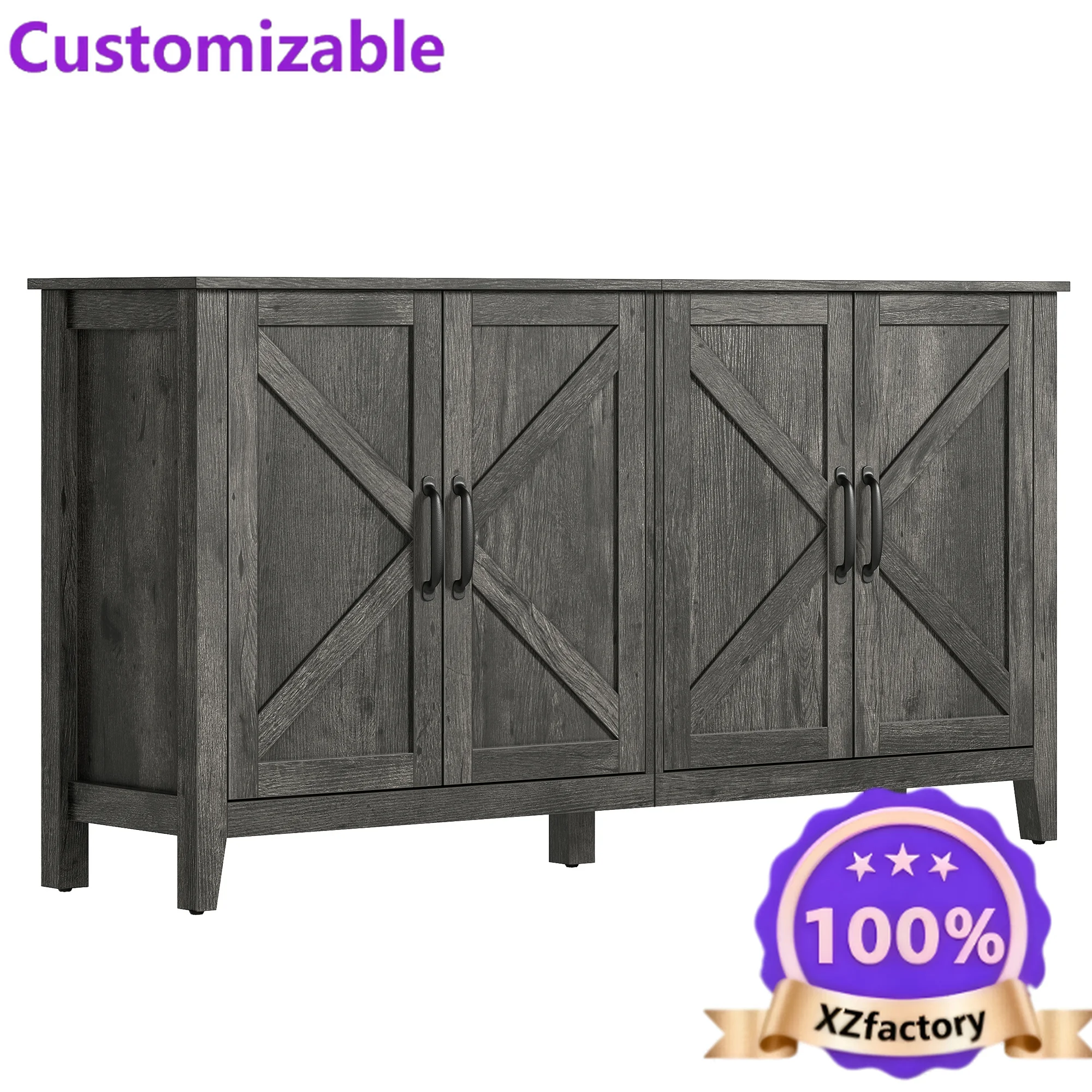 Factory Direct 2026 Top VASAGLE Armadietto buffet Armadietto portaoggetti per appartamento Mobili per la casa Credenza