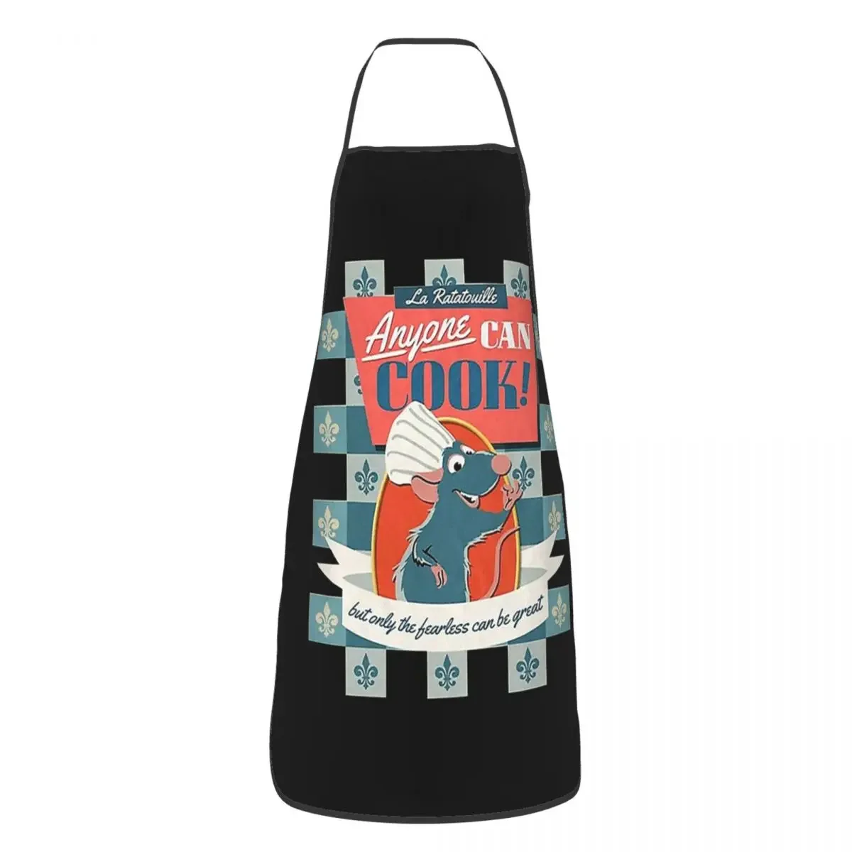 A Ratatouille Tee Featuring Rodent Apron Chef Cooking Baking Tablier Sleeveless Bib Kitchen Cleaning Pinafore for Women Men