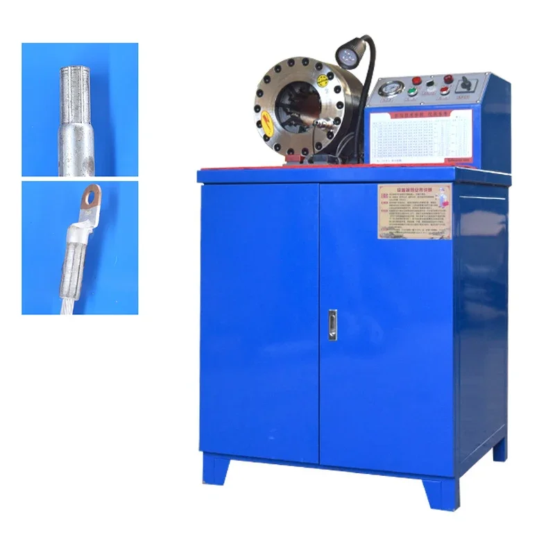 

Hot Sale 1/4 Up To 3 Inches High Pressure Hydraulic Press For Hoses Profile Pipe Reducer Machine Aircon Hose Crimping Machine