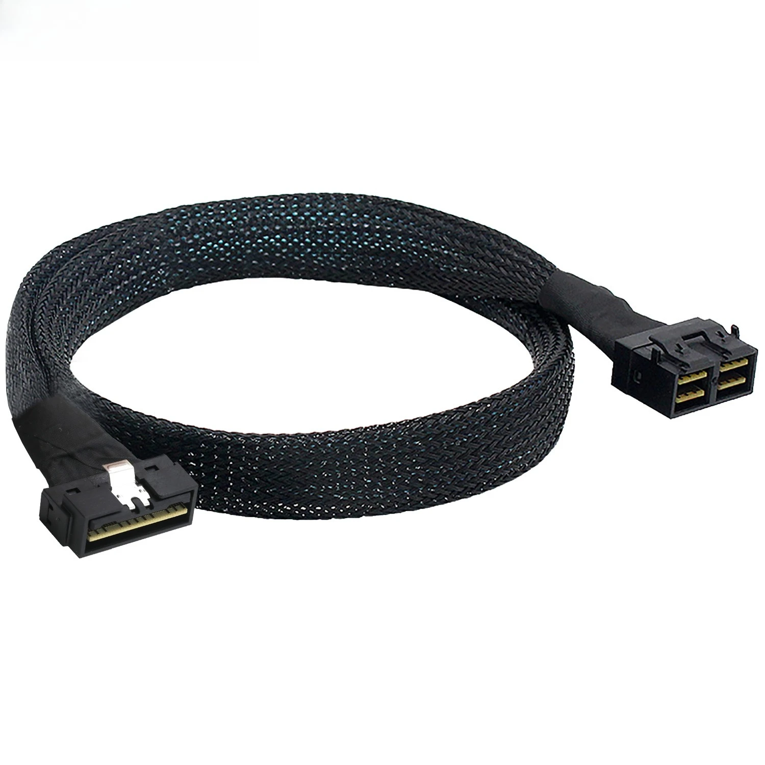 PCI-E Slimline LP Low Profile SFF-8654 8I إلى 8I SFF-8643 طول الكابل متاح 0.5M 0.8M 1M
