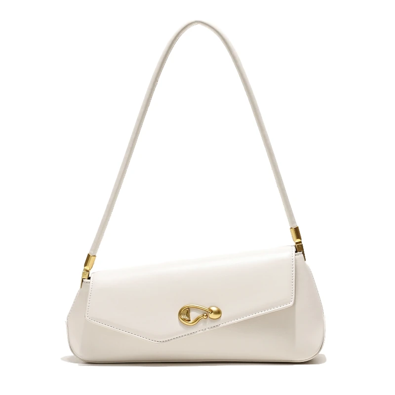 

Fashionable Irregular Flip-top Single-shoulder Armpit Bag Retro Lock Design Luxury Designer Women's Crossbody Bag for Work Daily