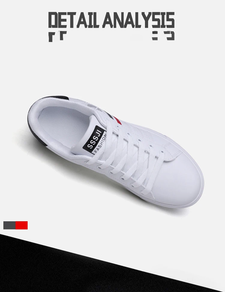 Herren-Herbst-Freizeitsneaker, Skate-Schuhe mit Streifendesign, Bieten Guten Komfort, Atmungsaktiv und Bequem – Detail 6