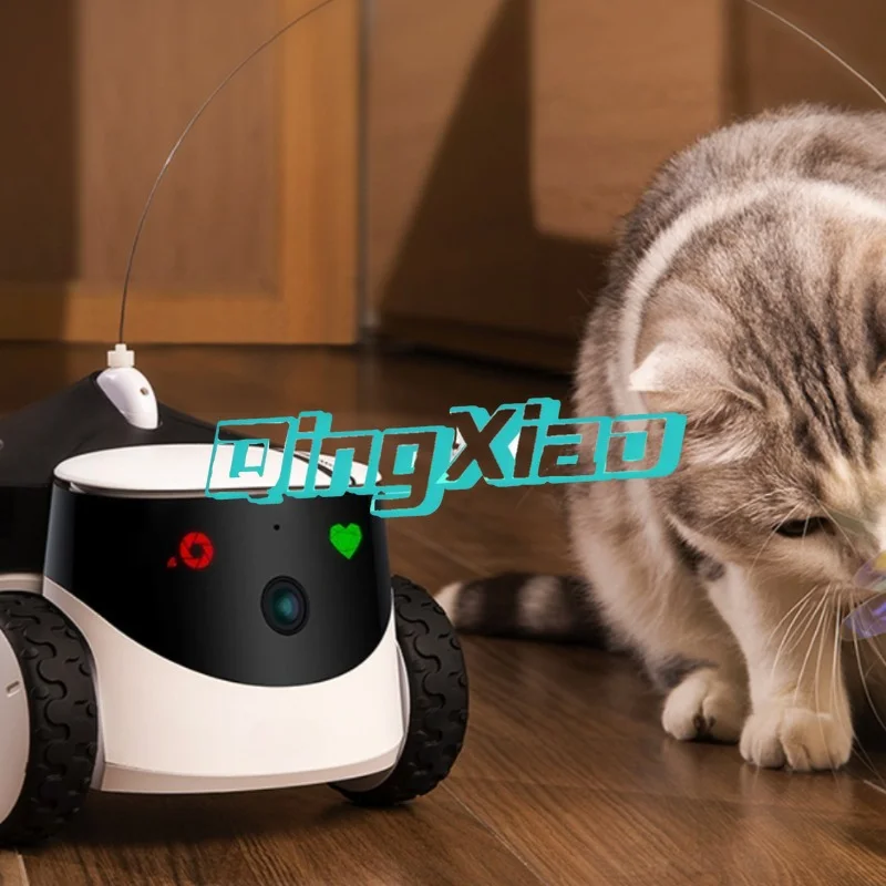 Mobile Pet Camera Robot Whole House Movement Two Way Audio Night Vision AI Recognition Auto Recharge For Cat Dog Smart Tracking
