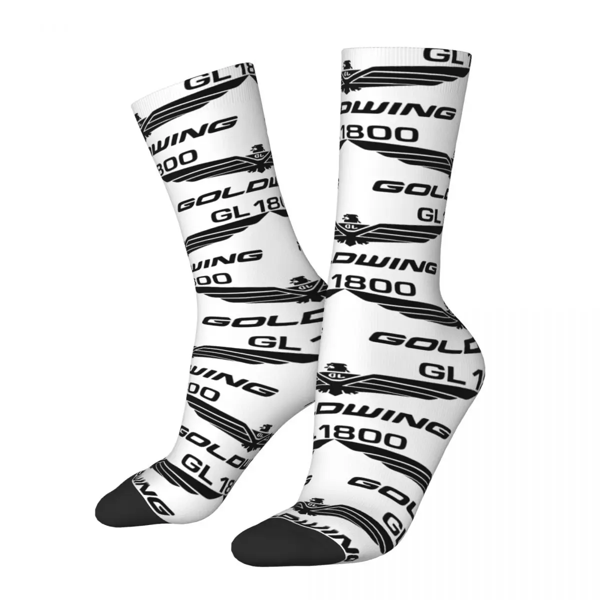 

Goldwing GL1800 Stockings Motocycles Logo Design Elegant Socks Spring Non Skid Socks Women Men Outdoor Sports Warm Soft Socks