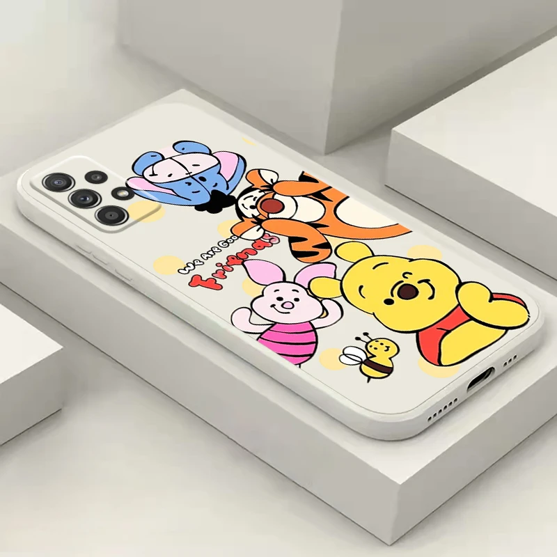 Disney Winnie Bear For Samsung Galaxy A70 A51 A50 A42 A41 A35 A31 A20 A20S A14 A12 A11 A10 A03 A02 A01 Core Phone Case Carcasa