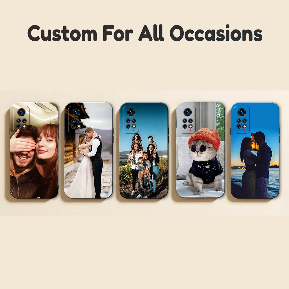 Customized Photo Phone Case Straps Compatible For Xiaomi Redmi Note11 4G&5G/Note 11 Pro 4G&5G/Note11 pro+/Note11S