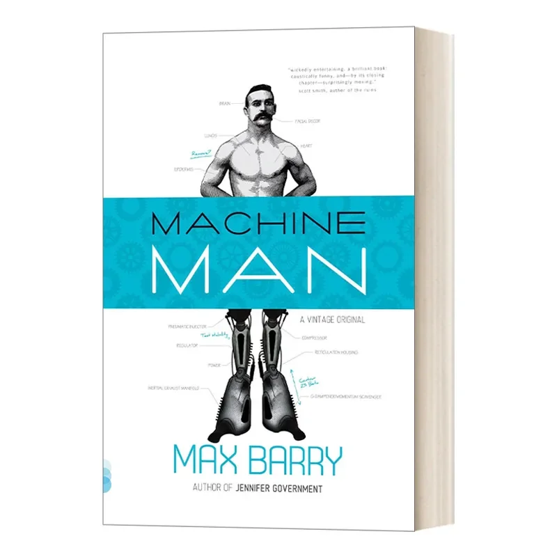 

Machine Man Vintage Contemporaries Max Barry, Bestselling books in english, novels 9780307476890