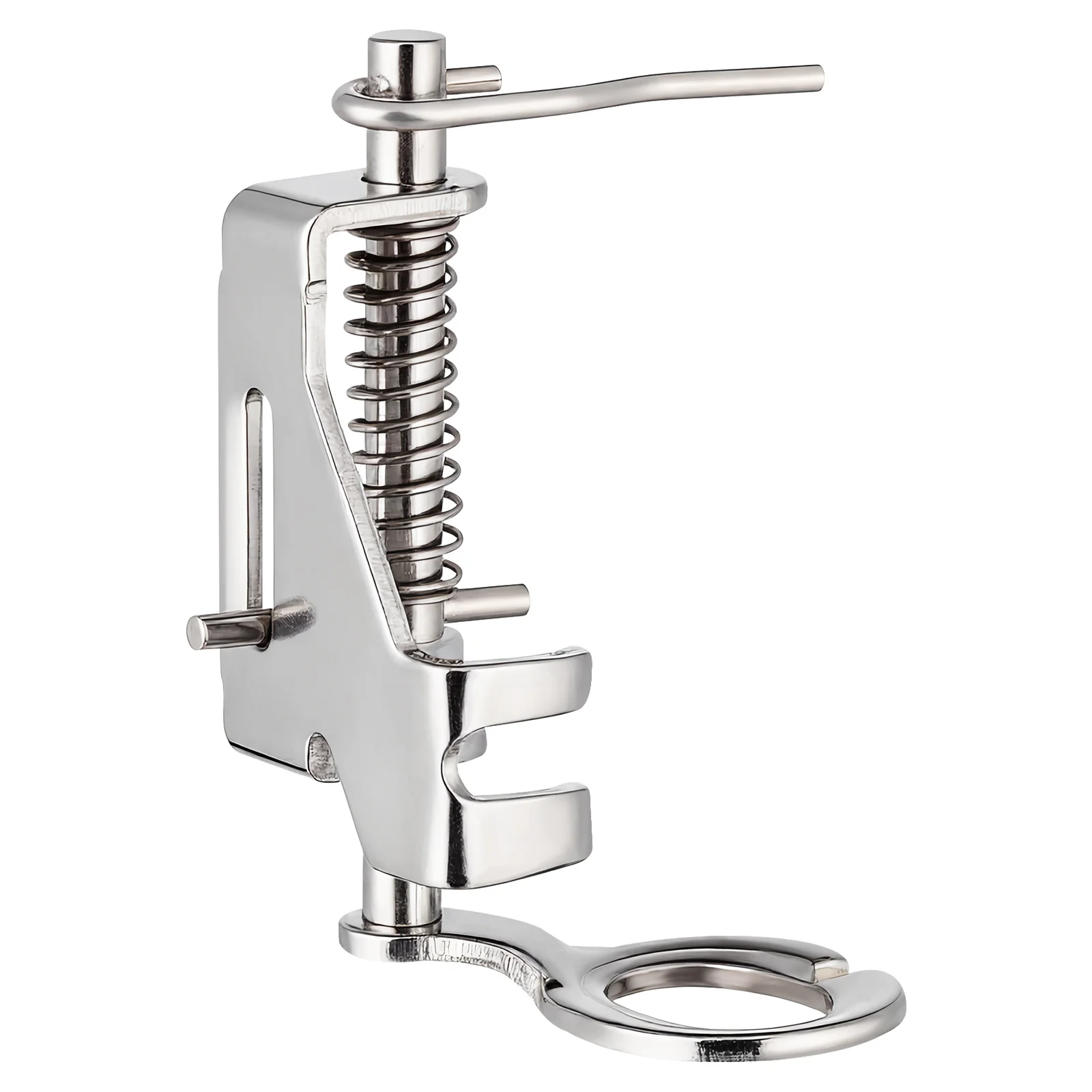 

Free Motion Quilting Presser Foot Silver Hard Metal for Domestic Sewing Machines Low-Shank Suitable Quilting Embroidery Darning