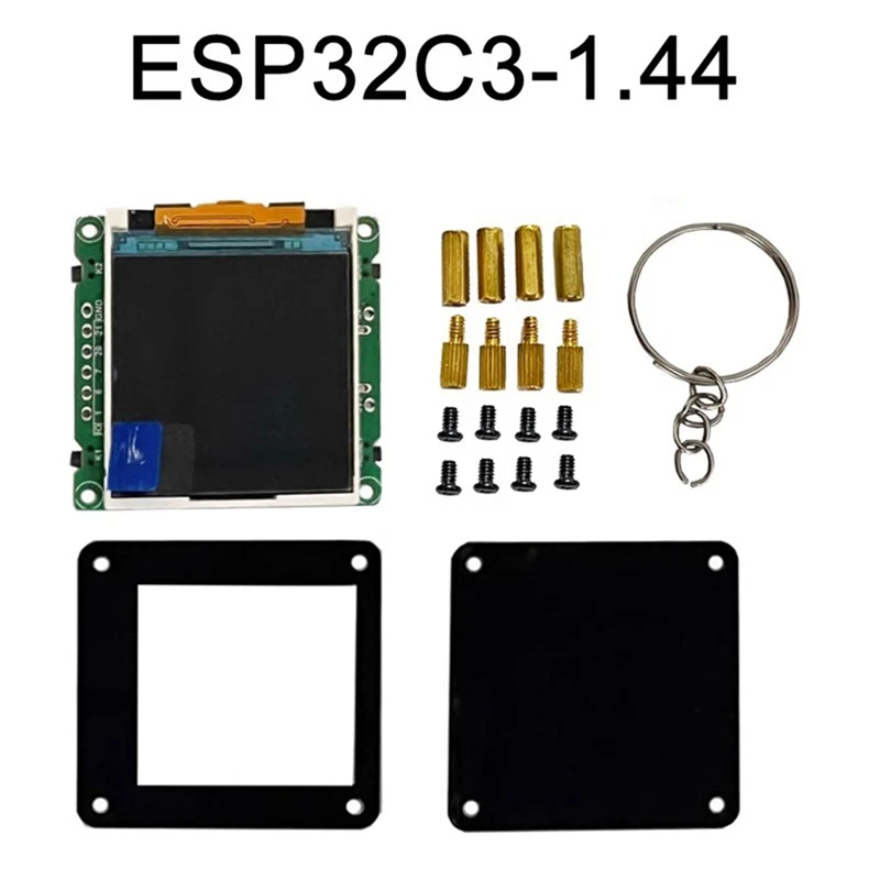 

Макетная плата ESP32 C3, безделушки для рабочего стола с ЖК-экраном 1,44 дюйма, портативная Подвеска для мини-телевизора Lvgl Spaceman St7735, прочная B