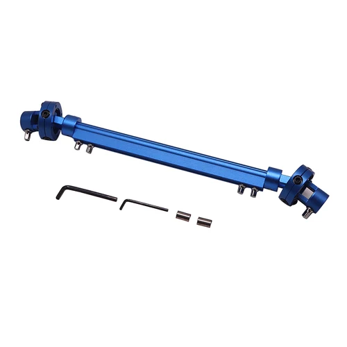 Imagen 2 del producto Conector de Pedal de tambor giratorio de aleación de aluminio, eje de transmisión de doble patada, barra de conexión de brazo, piezas de repuesto de uso común