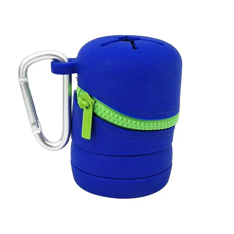 

Fly Boxes For Fly Fishing Silicone Foldable Fly Fishing Box With Zipper Portable Multifunctional Trash Can Fishing Accessories