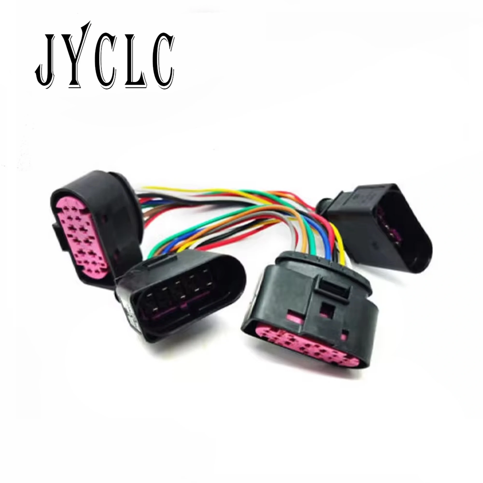 10 Pin 14 Pin Car Connector Harness Plug Car Headlight Modification Hernia Headlight Conversion LED Headlight Connector for VW