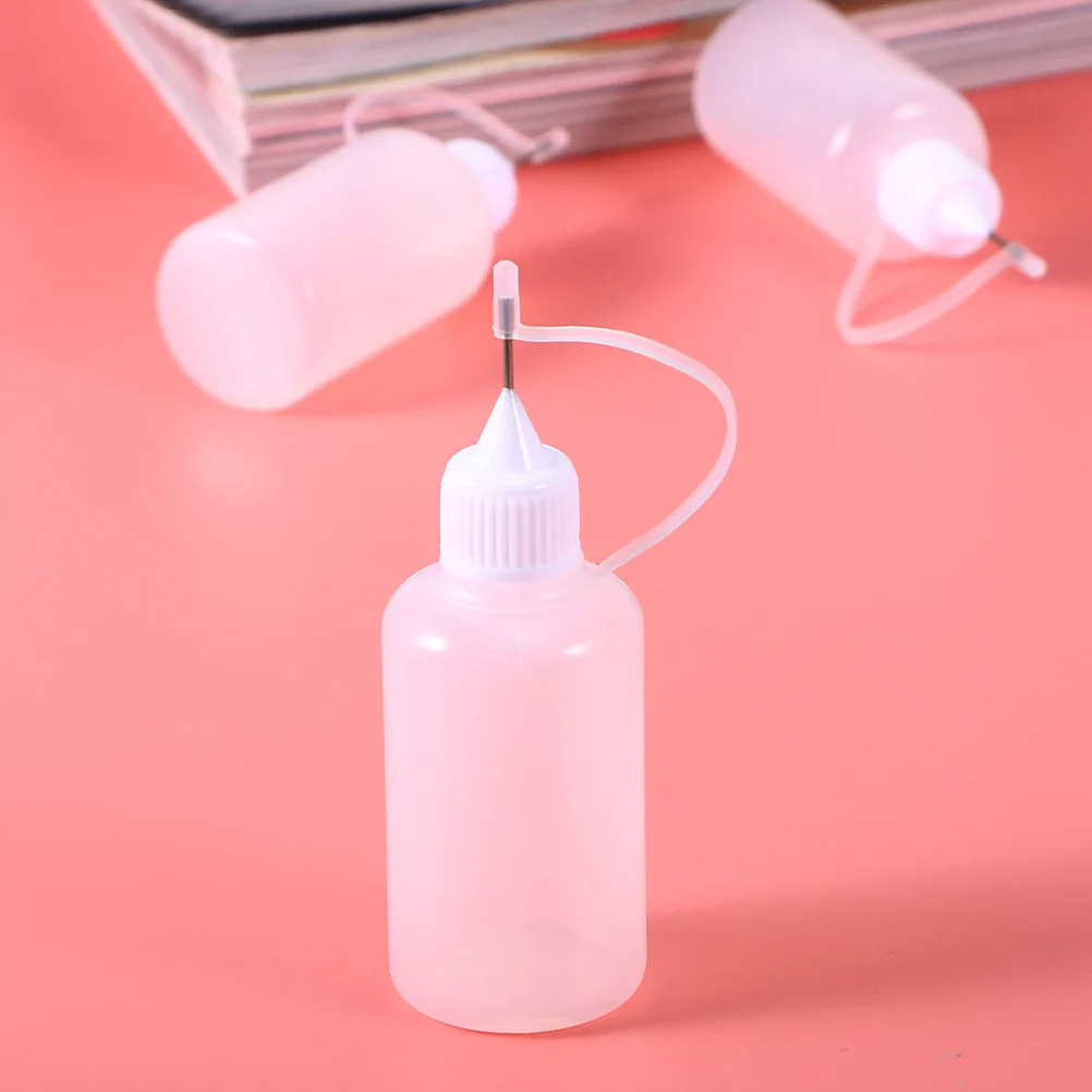 

30 Pcs Oil Bottle Paint Needle Squeeze Precision Tip Glue Fine Point Applicator Liquid