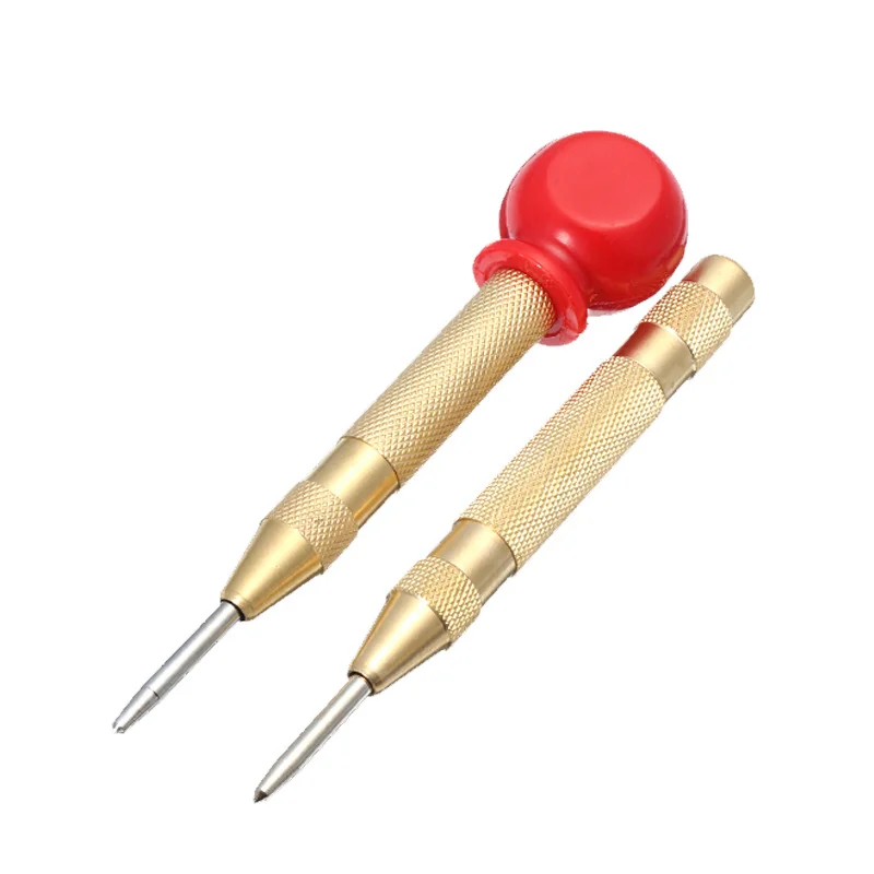 Automatic Center Punch Locator Metal Wood Dent Marker Woodworking Tools Drill Bit Window Breaker