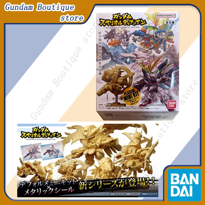 Bandai véritable Shokugan plastique MINI KIT supérieur 01 aile Gundam zéro dieu Gundam Anime figurine modèle jouets cadeau enfants