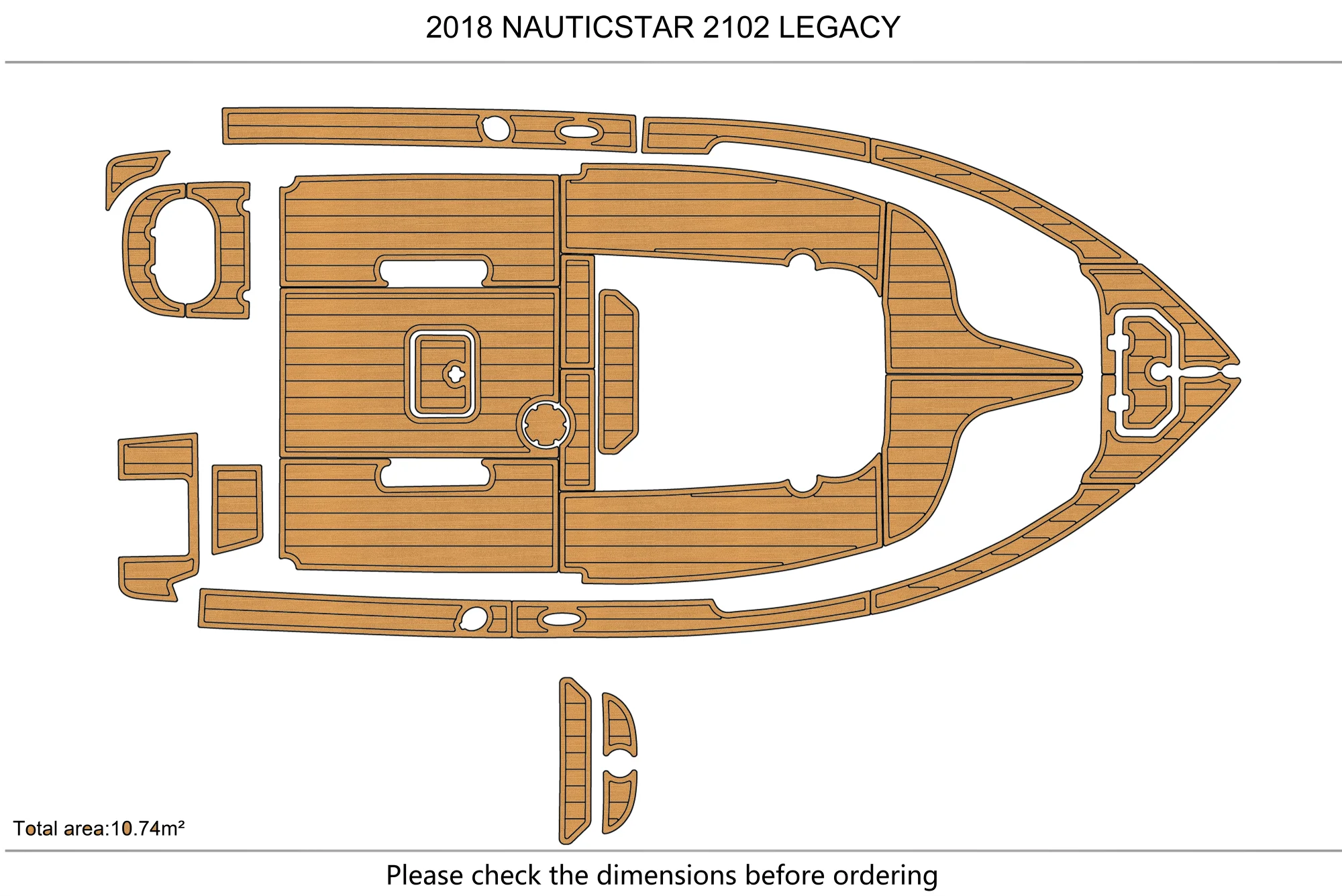 2018 NAUTICSTAR 2102 LEGAC Cockpit swimming platform 1/4