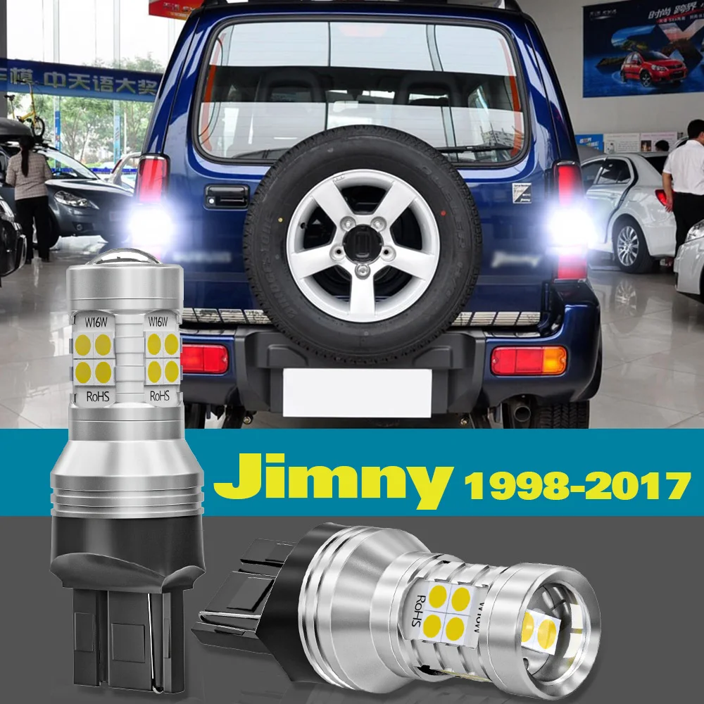 

Reverse Light For Suzuki Jimny Accessories 1998-2017 2008 2009 2010 2011 2012 2013 2014 2015 2016 2pcs LED Backup Back up Lamp