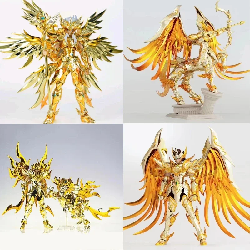 Toypoint Model Saint Seiya Myth Cloth EXM Zeus Sagittarius Aiolos Leo Aiolia SOG Totem/Object Gold Zodiac of Knights Toys Gifts