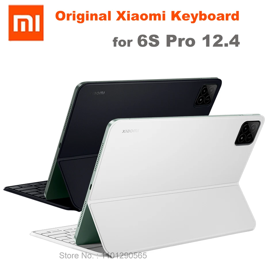 100% original xiaomi pad 6s pro 12.4 Polegada caso teclado inglês