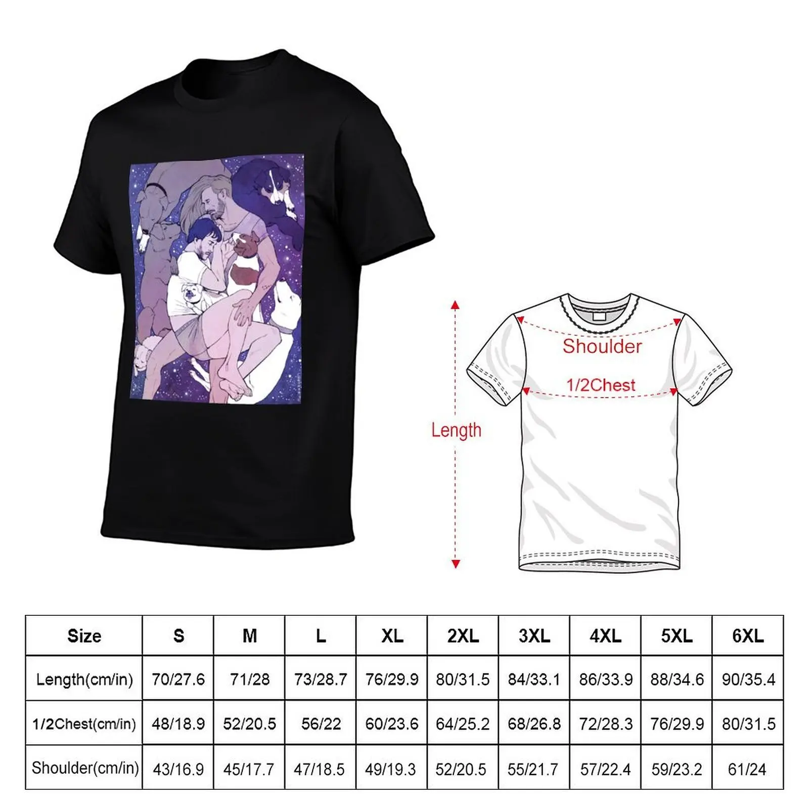 Ursa Minor T-Shirt Streetwear Print Tee Shirt