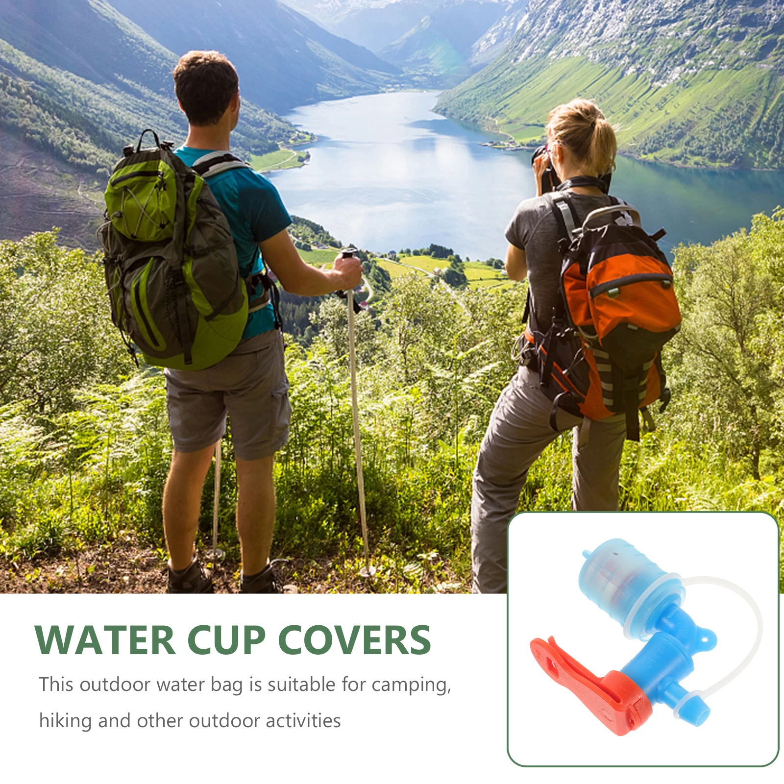 

Hydration Bladder Mouthpiece Kit Antifreeze Highflow Valve Quickrelease for Cycling Running Hiking Outdoor Activities