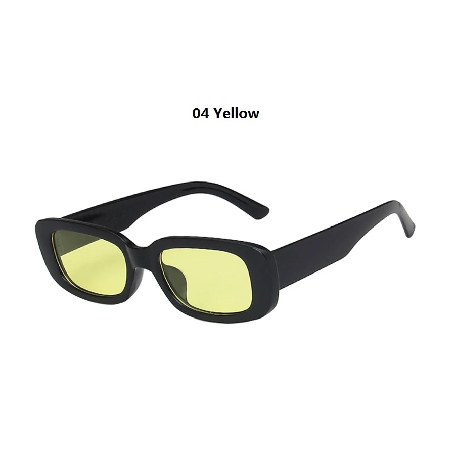 28PCS Kleine Rechteck Muster Sonnenbrille Für Frauen Vintage Marke Designer Quadrat Sonnenbrille Weiblichen Brillen Anti-glare UV400 – Detail 19