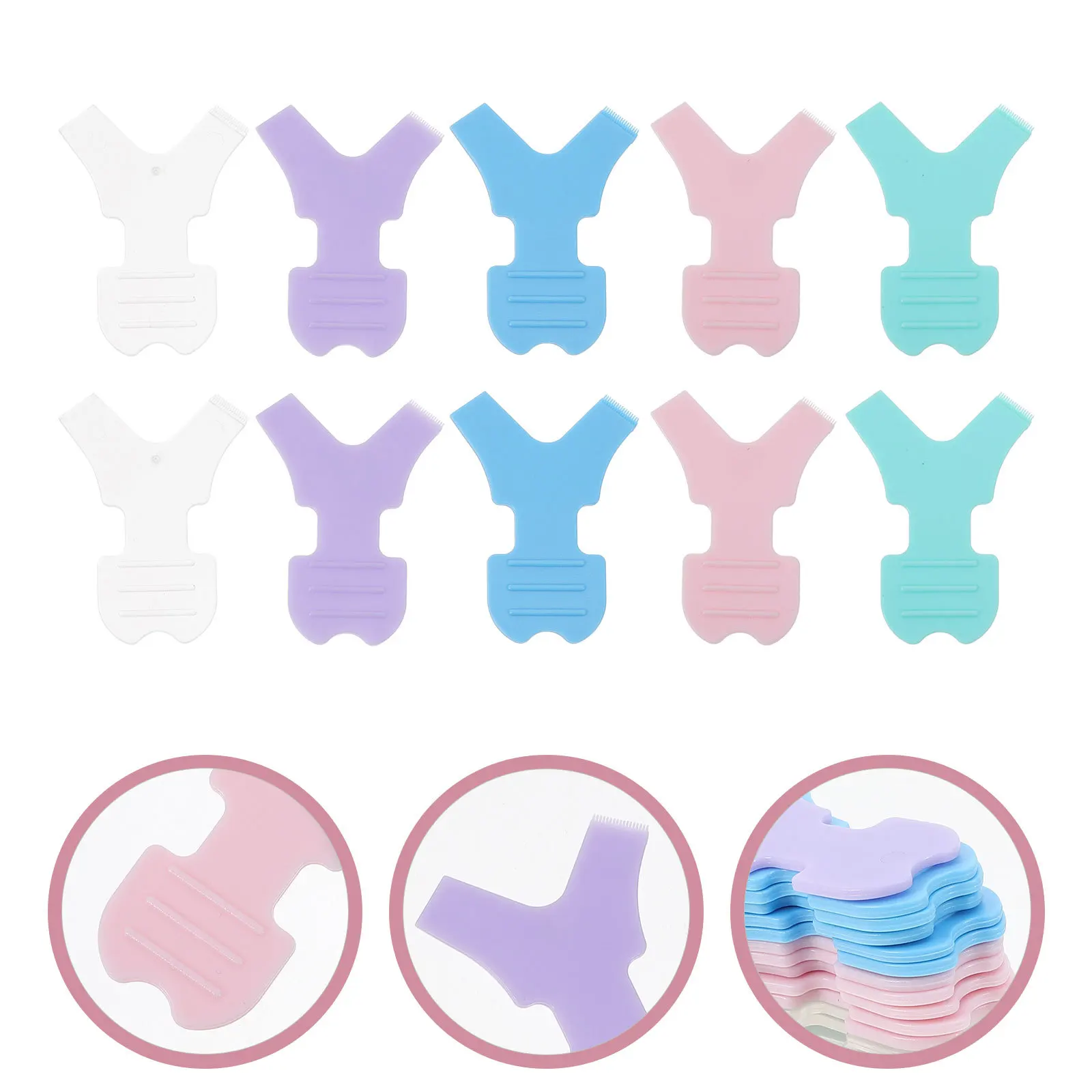 

25Pcs Eyelash Brush Lash Perm Lift Tool for Root Lifting Curving Easy Grip Non-Slip Handle Styling Essential