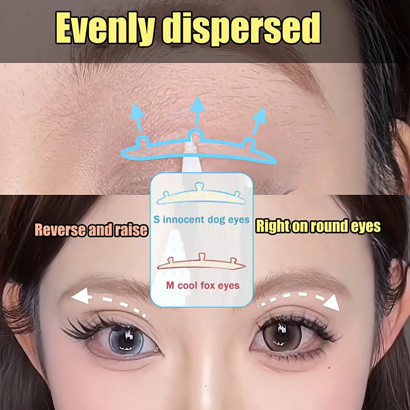 Invisible 3D Double Eyelid Tape Self-Adhesive Transparent Waterproof Fiber Eyelid Lift Sticker Natural Eye Makeup Eyelid Shaping