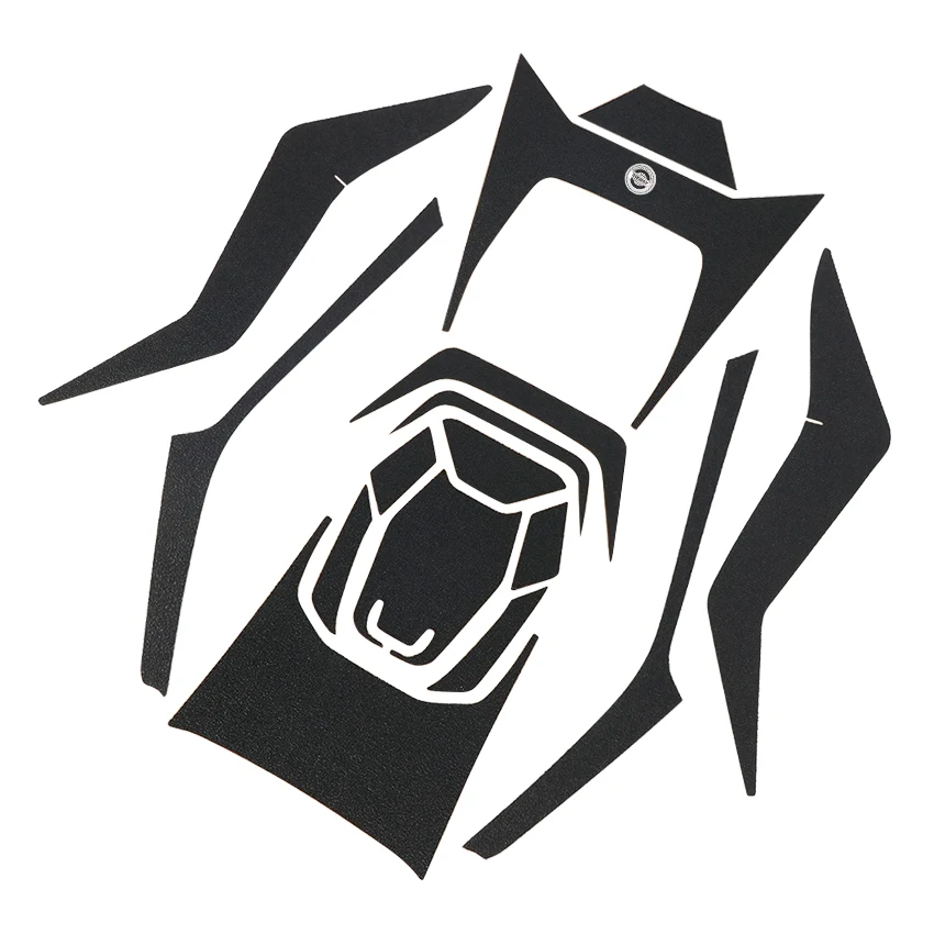 Motorrad-Tankpad für Sym Husky ADV300 2023-2025 2024 ADV300 Rutschfester Aufkleber Seitliches Tankpad – Detail 7