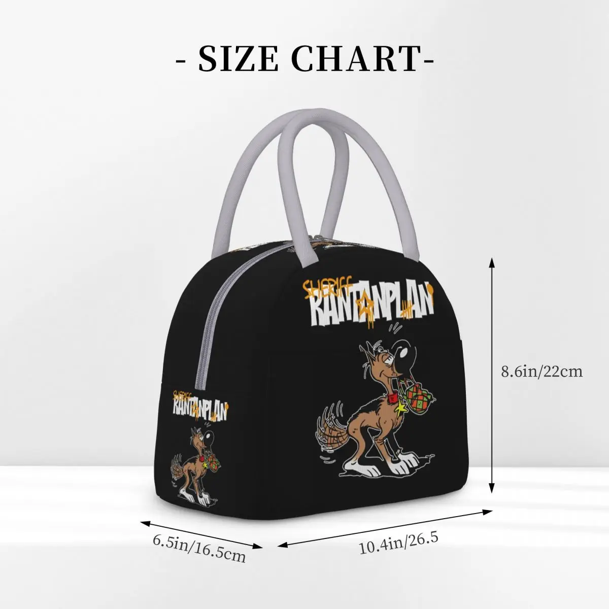 Insulated Lunch Bag The Daltons Lucky Luke Sheriff Rantanplan Dog Food Box Causal Thermal Cooler Bento Box For School