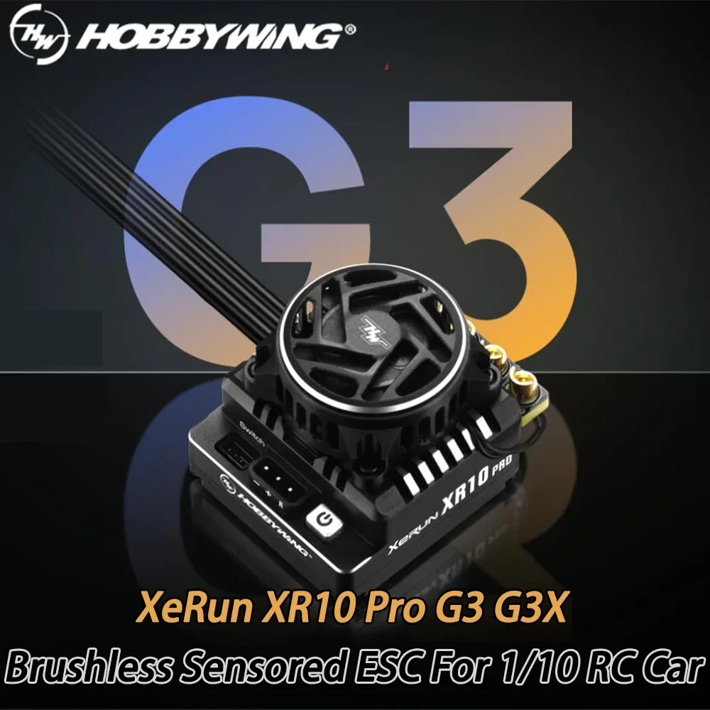 HOBBYWING XeRun XR10 Pro G3 G3X 160A 1200A Сенсорный бесщеточный ESC для 1/10 RC Модель с дистанционным управлением Автомобильный багги Аксессуары