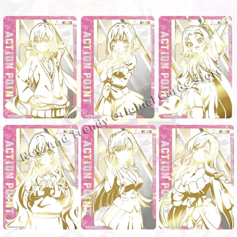 TCG Cards Original Bandai UNION ARENA《UA》The 100 Girlfriends Who REALLY Love You Limited Card Toys Collectible Holiday Gift