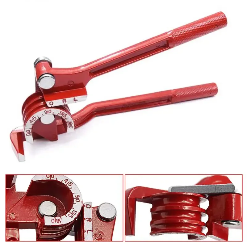 180° Manual Pipe Bender Tube Bending Machine 6mm 8mm 10mm Tubing Bender For Aluminum Copper Steel Fuel Brake Lines