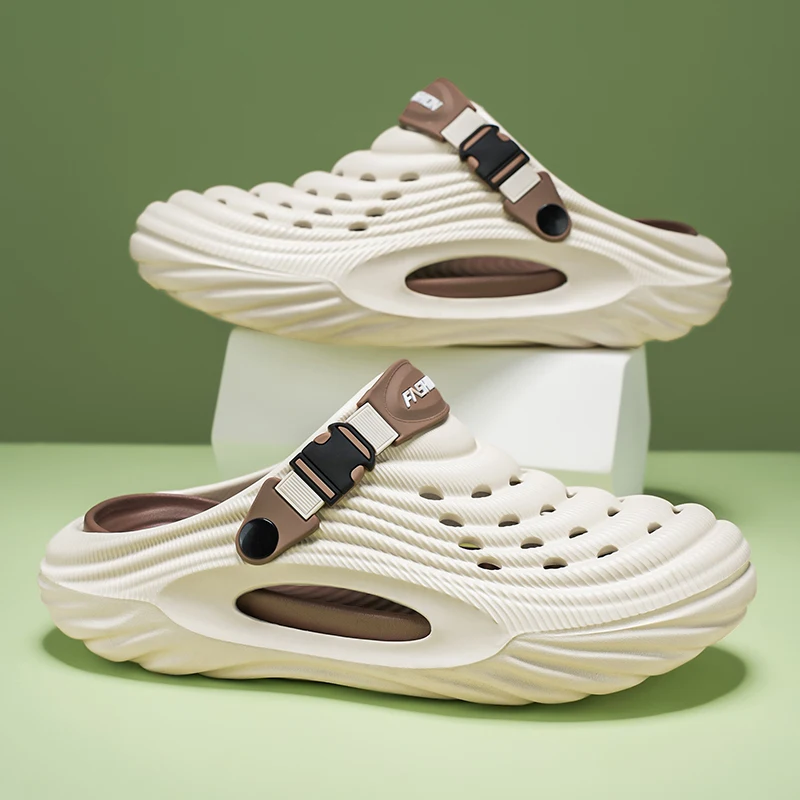 Casual zomersandalen voor heren Rijden Kantoor Tweeërlei gebruik Trendy merkslippers Comfortabel ademend Sportstrand oes