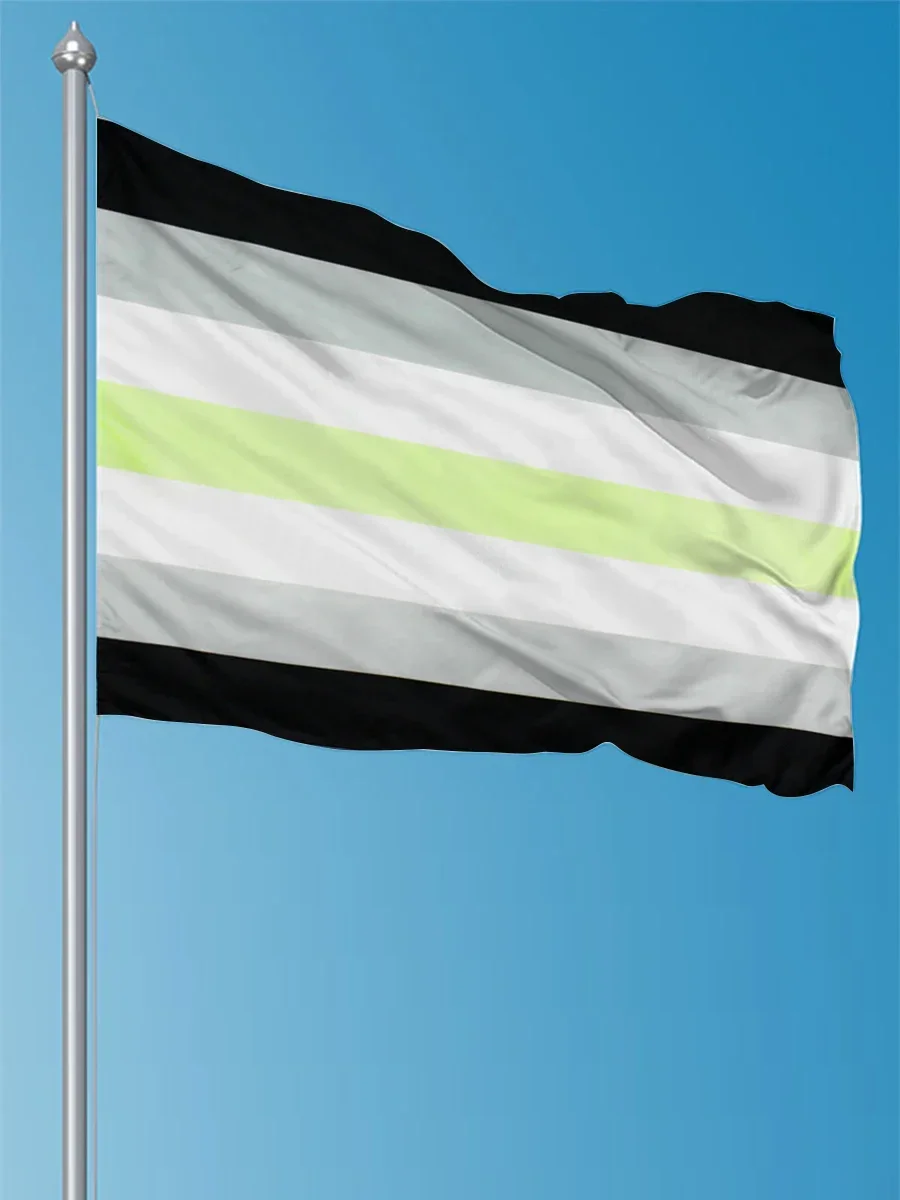 JimonFlag Agender Gay Pride Rainbow Flag 60x90cm 90x150cm Diverse Gender Expression Pride LGBTQ+ Decorative Artwork