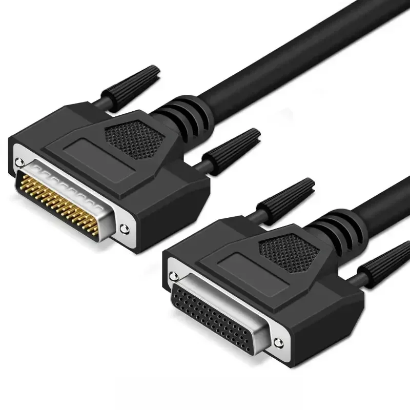 DB44 44Pin 3Row Extension Cable Male To Male / Male To Female Double Shielded Pure Copper Industrial CNC Signal Data Cord 5M