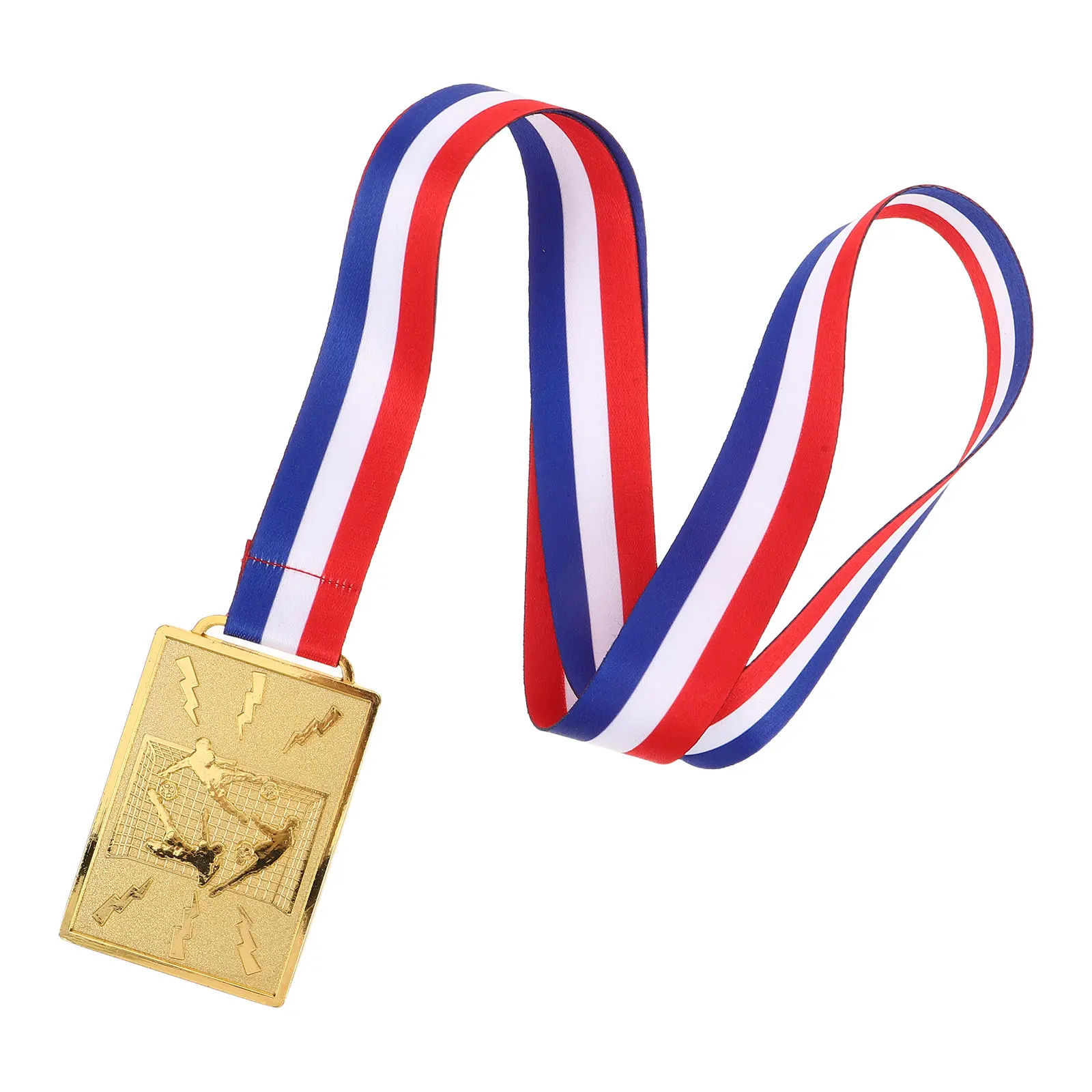 Medal Championship Winner Recognition Medal Neck Ribbon Sports Competition Trophy Party Prize Football Race Award
